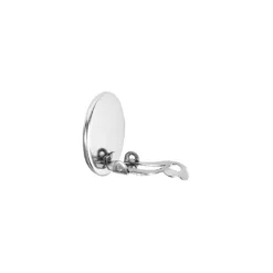 Ohrclips mit Fassung, Ø 18mm, silber, 4 Stück
