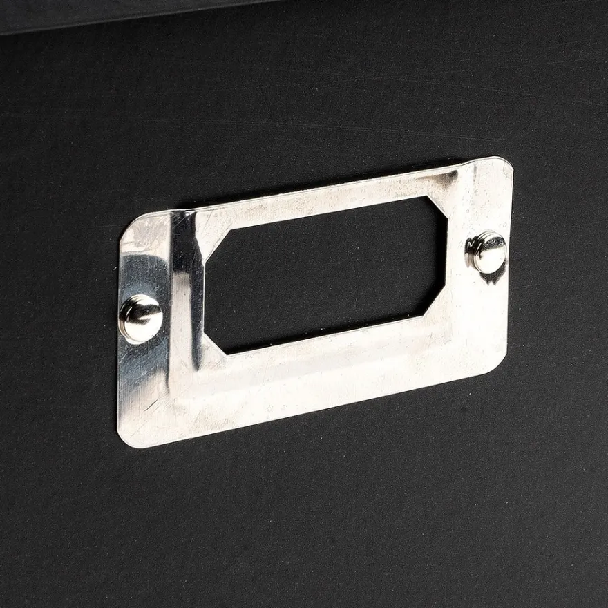 Ordnungsboxen, faltbar, mit Deckel, 31cm x 26cm x 14cm, schwarz, 3 Stück