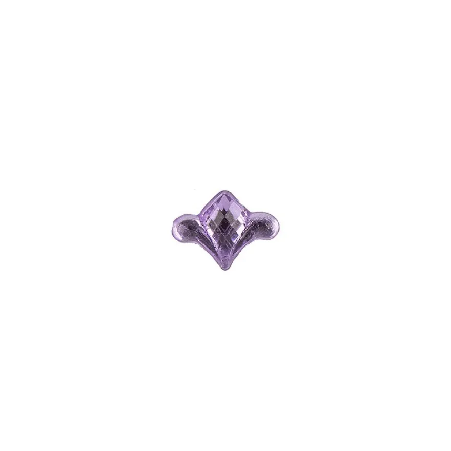 Ornament-Glitzersteine, 50 Stück, Design 8, flieder