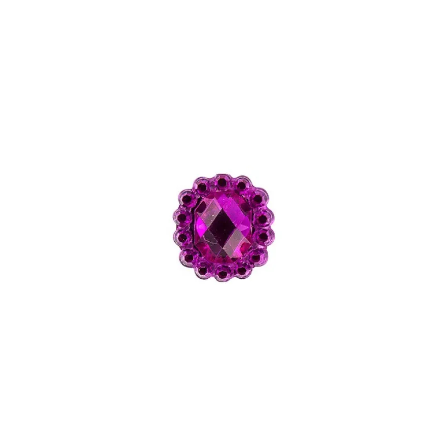 Ornament-Glitzersteine, 50 Stück, Design 9, pink