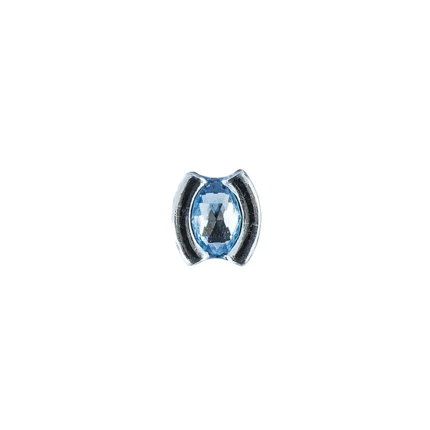 Ornament-Glitzersteine, 50 Stück, Design 10, hellblau