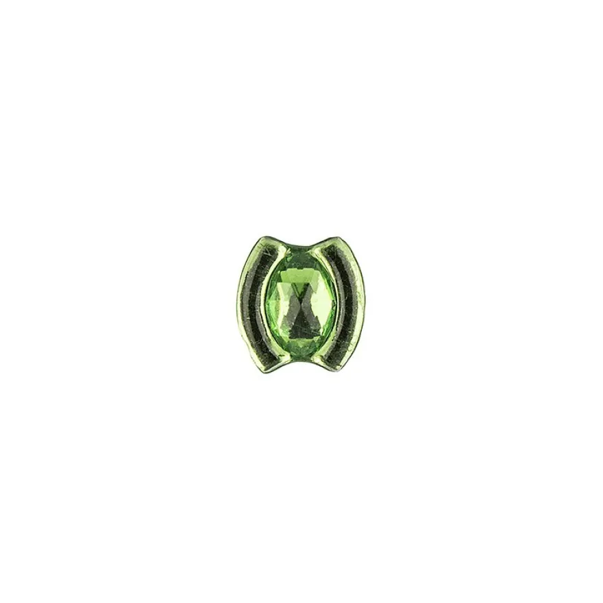 Ornament-Glitzersteine, 50 Stück, Design 10, grün