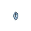 Ornament-Glitzersteine, 50 Stück, Design 7, hellblau