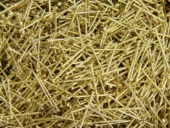 Pailletten-Nadeln, Gold, 1 cm, Köpfchen: 1,3 mm
