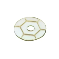 Pailletten, transparent, irisierend, 15 g, Ø6 mm, grüngelb