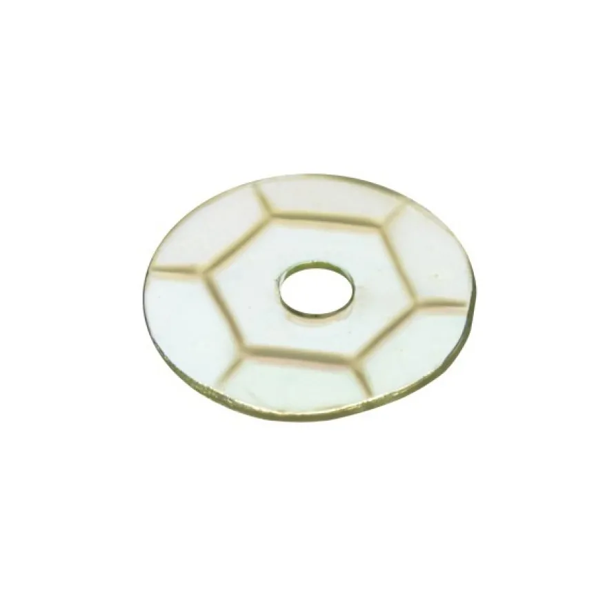 Pailletten, transparent, irisierend, 15 g, Ø6 mm, grüngelb