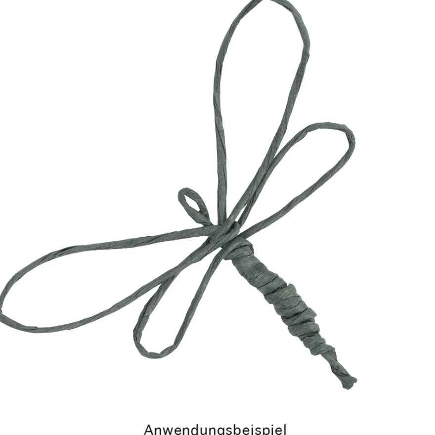 Papierdraht, 10m lang, Ø 3mm, dunkelgrün