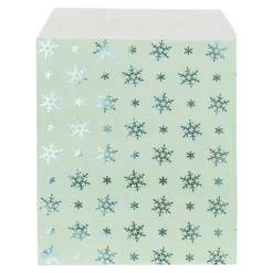 Papier-Flachbeutel, 13cm x 18cm, 5 Farben mit Foliendruck, 50 Stück