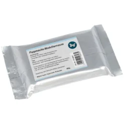 Pappmaché-Modelliermasse, weiß, in Blockform, 400g