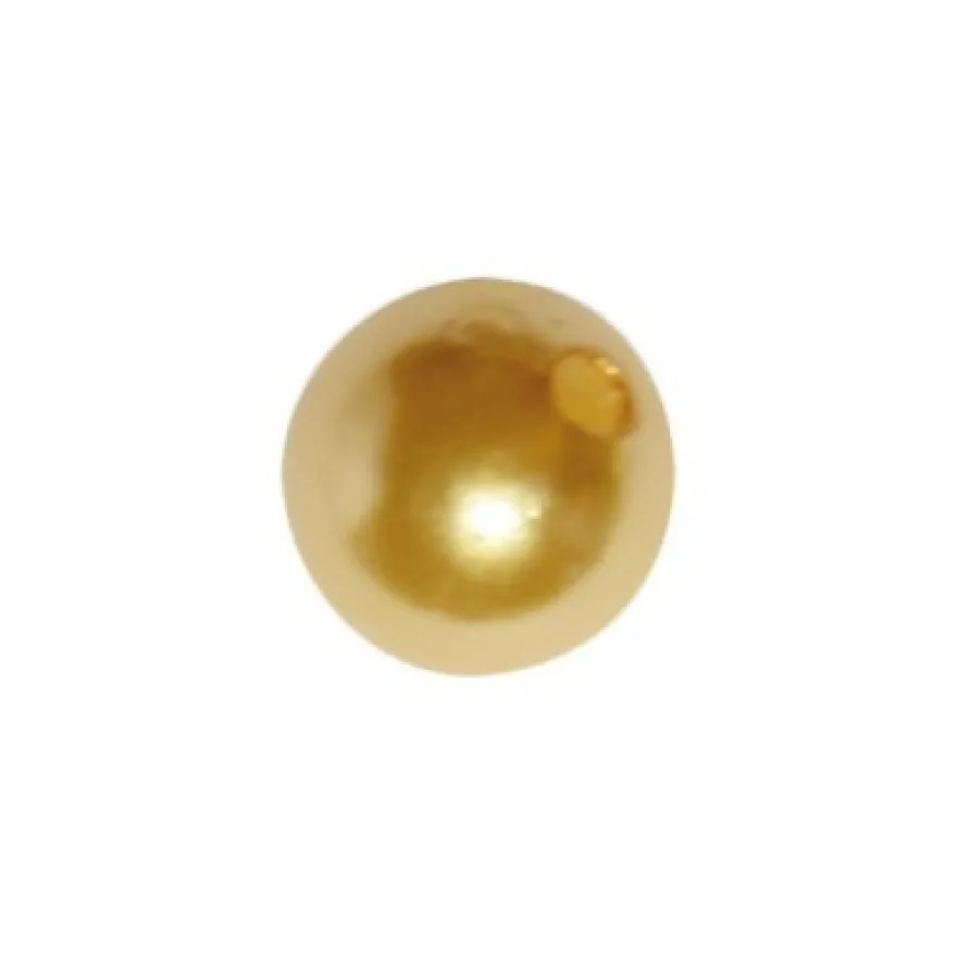 Perle, Ø 1cm, 50 Stück, gold