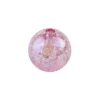 Perlen, Crackle, Ø 6mm, rosa-irisierend, 150 Stk.