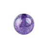 Perlen, Crackle, Ø 6mm, violett-irisierend, 150 Stk.