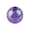 Perlen, Crackle, Ø 10mm, violett-irisierend, 50 Stk.