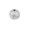 Perlen, Diamantiert, Ø1cm, silber, 46 Stück