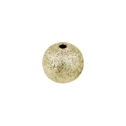 Perlen, Diamantiert, Ø 8mm, gold, 95 Stück