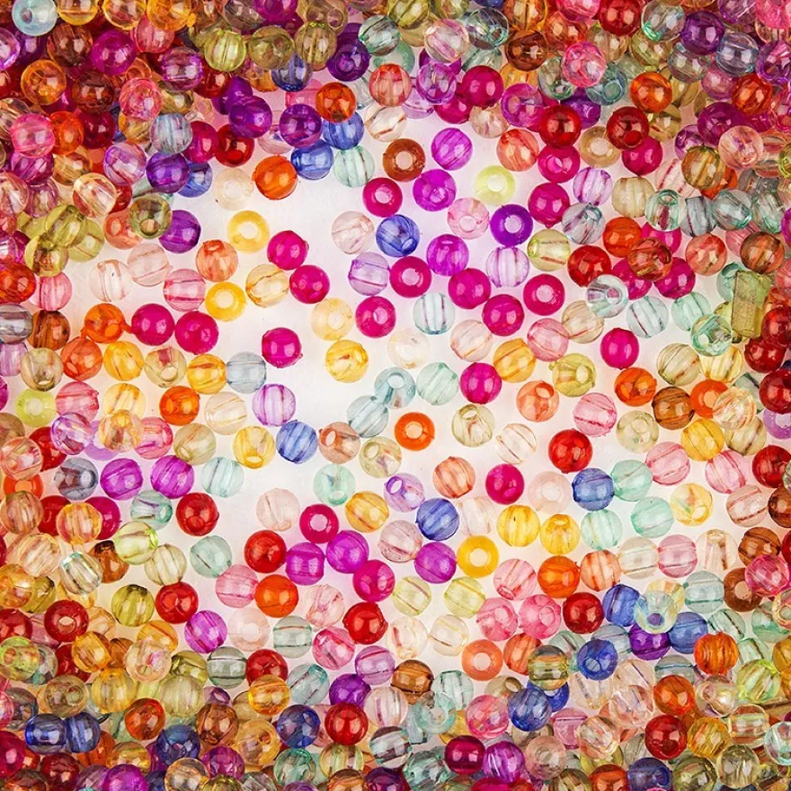 Perlen "Diana", Ø 4 mm, 4000 Stück, 20 verschiedene Farben