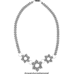Perlen, Edelstahl, 4mm, silber, 60 Stück