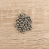 Perlen, Edelstahl, 5mm, silber, 50 Stück