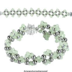 Perlen, Edelstahl, 5mm, silber, 50 Stück