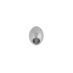 Perlen, Edelstahl, Oval, 3mm x 5mm, silber, 50 Stück