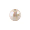 Perlen, facettiert, Ø 6mm, creme-irisierend, 150 Stück