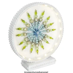 Perlen, facettiert, Ø 6mm, mint-irisierend, 150 Stück