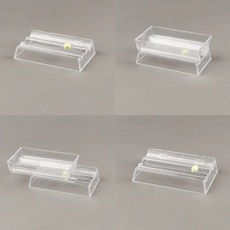 Perlen-Former, 2-teilig, transparent, für 3 unterschiedl. Perlen-Formen, inkl. Zubehör
