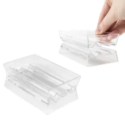 Perlen-Former, 2-teilig, transparent, für 3 unterschiedl. Perlen-Formen, inkl. Zubehör