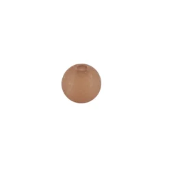 Perlen, gefrostet, Ø 4mm, 200 Stück, braun