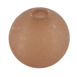 Perlen, gefrostet, Ø 6mm, 150 Stück, braun