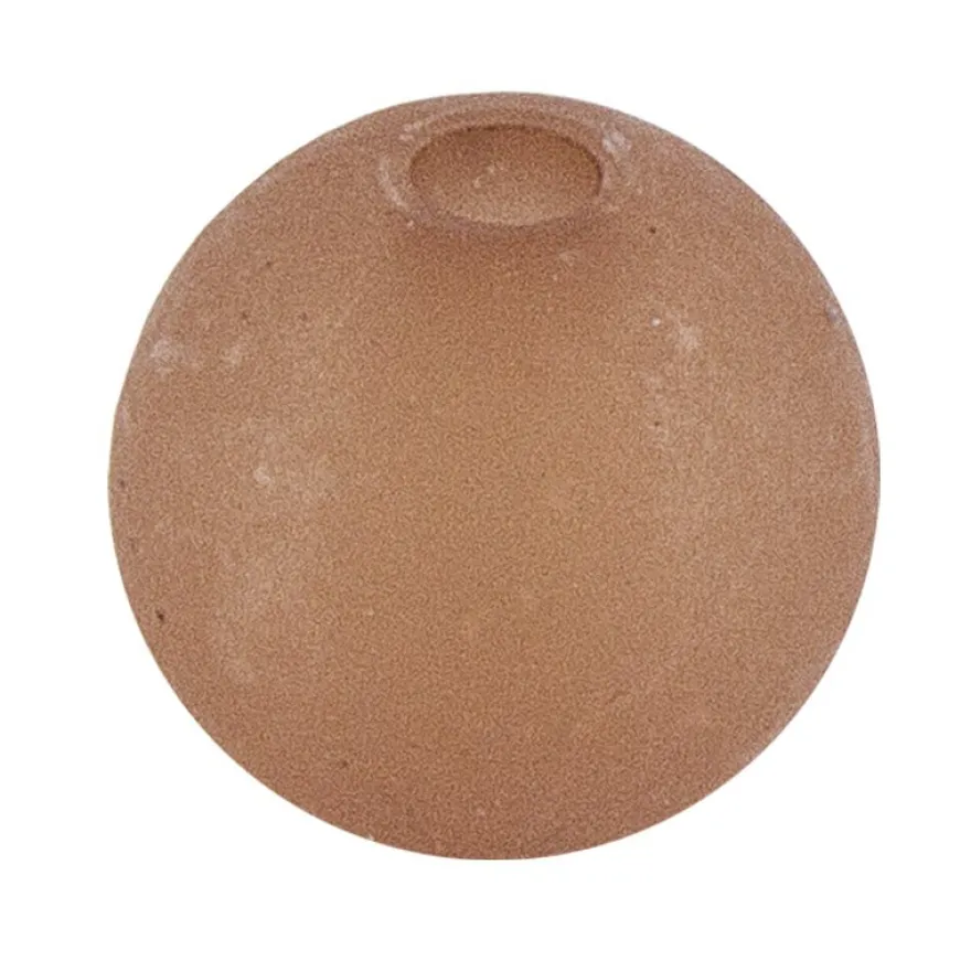Perlen, gefrostet, Ø 6mm, 150 Stück, braun