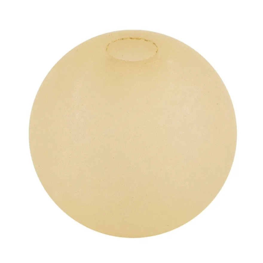 Perlen, gefrostet, Ø 4mm, 200 Stück, creme