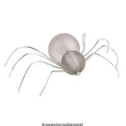 Perlen, gefrostet, Ø 8mm, 100 Stück, grau