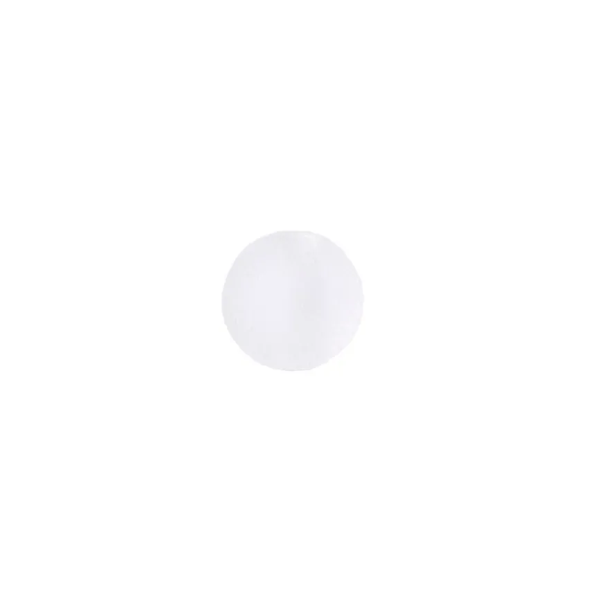 Perlen, gefrostet, Ø 4mm, 200 Stück, weiß