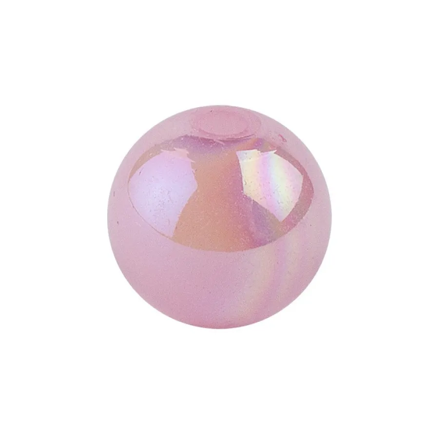 Perlen, irisierend, Ø 6mm, rosa-irisierend, 150 Stk.