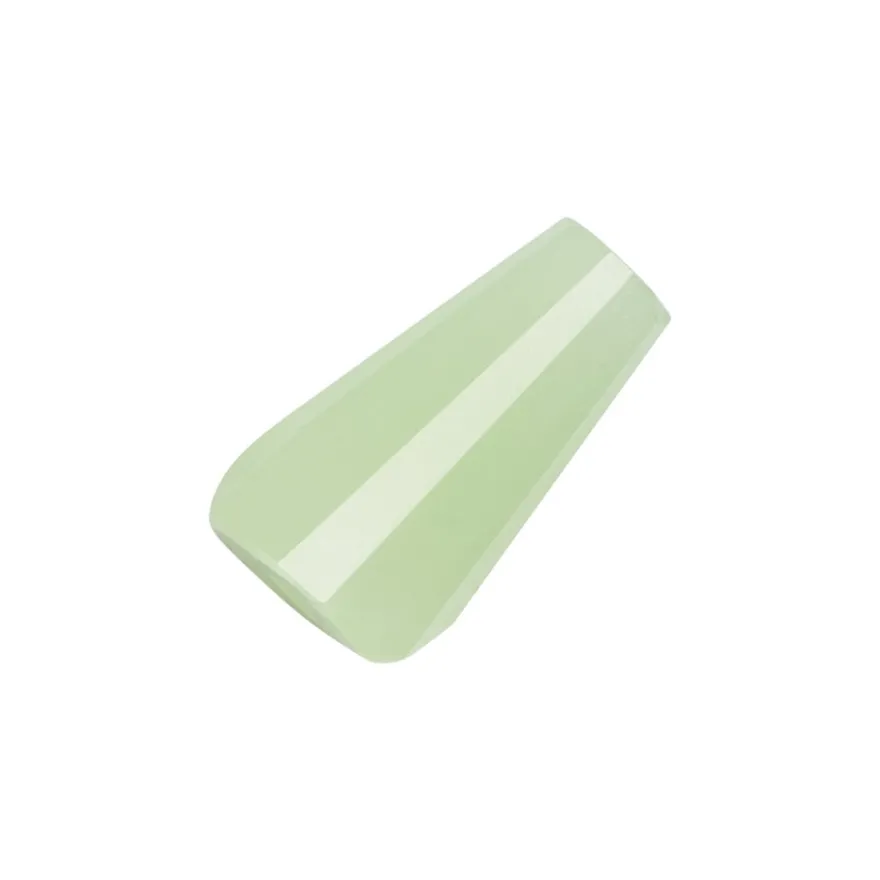 Perlen, Kegel, 3mm x 6mm, gefrostet, hellgrün, 40 Stück