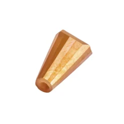 Perlen, Kegel, 3mm x 6mm, hellkupfer, irisierend, 40 Stück