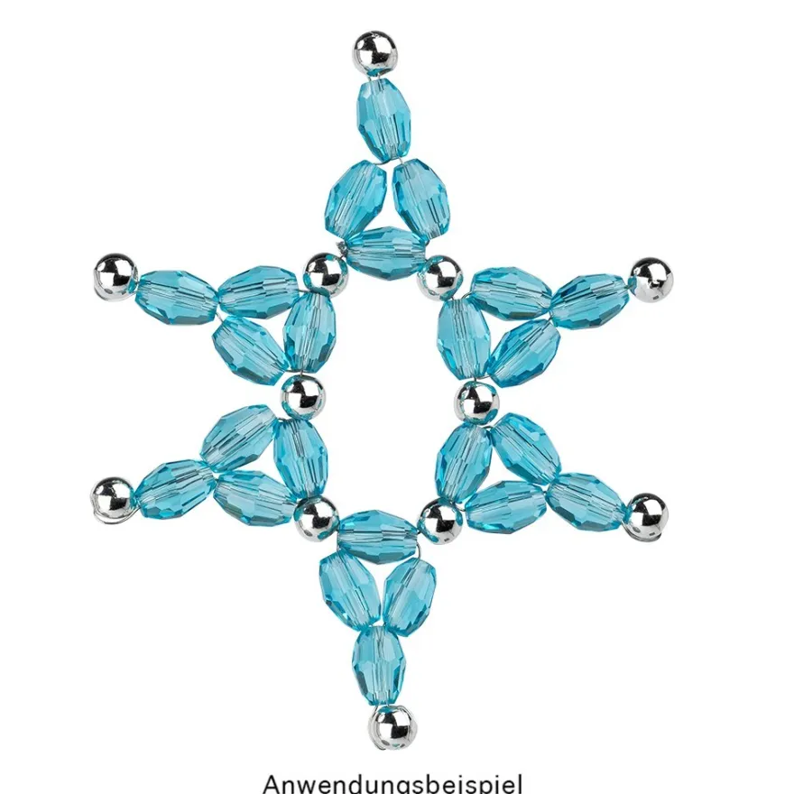 Perlen, Ovale, facettiert, 1cm x 1,3cm, türkisblau, 15 Stück