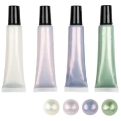 Perlen-Pens, Sortierung 7, irisierend, 25ml, 4 Stück