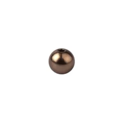 Perlen Perlmutt, Ø 8mm, braun, 100 Stück