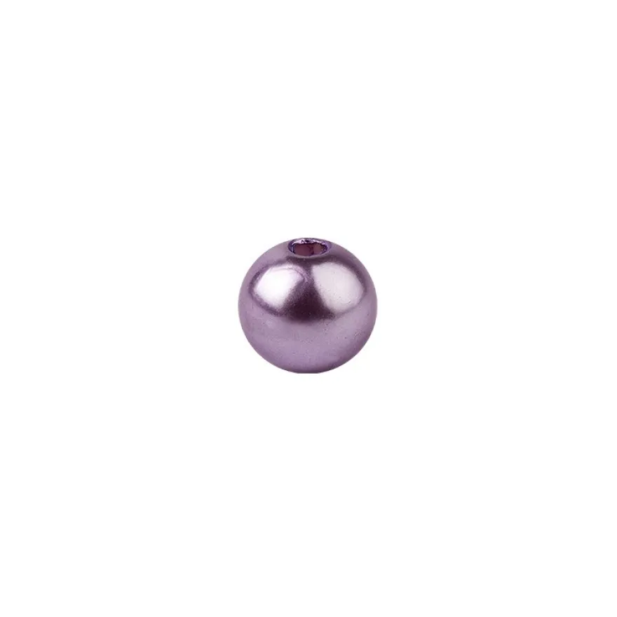 Perlen, Perlmutt, Ø 8mm, flieder, 100 Stück