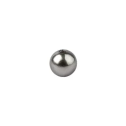 Perlen, Perlmutt, Ø 4mm, silbergrau, 200 Stück