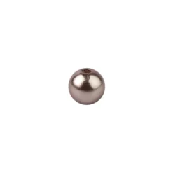 Perlen Perlmutt, Ø 8mm, taupe, 100 Stück