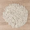 Perlen, Raute, facettiert, 0,6cm x 0,4cm, perlmutt-weiß, 1300 Stück