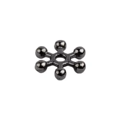 Perlenräder, Ø 8 mm, anthrazit, 200 Stück