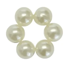 Perlenringe, perlmuttfarben, Ø1,5 cm, 20er Set