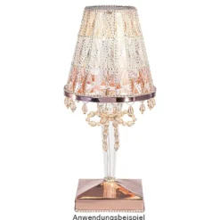 Perlen, Rondelle, facettiert, 0,6cm x 0,4cm, rosé, 30 Stück