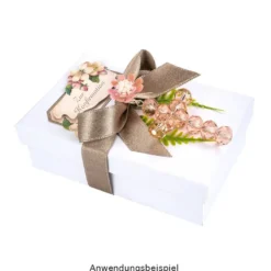 Perlen, Rondelle, facettiert, 0,8cm x 0,6cm, rosé, 20 Stück