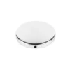 Perlen, Rund, flach, metallic, Ø 2,4cm, silber, 10 Stück