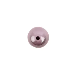 Perlen, rund, glänzend, Ø 1,4cm, Hämatit-Optik, silber, grau, flieder, 25 Stück